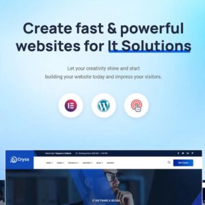 Crysa - Technology & IT Solutions WordPress Theme