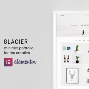 Glacier - Minimal WordPress Portfolio Theme