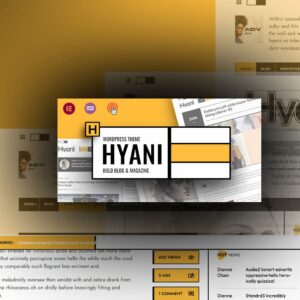 Hyani – Bold Blog and Magazine WordPress Theme