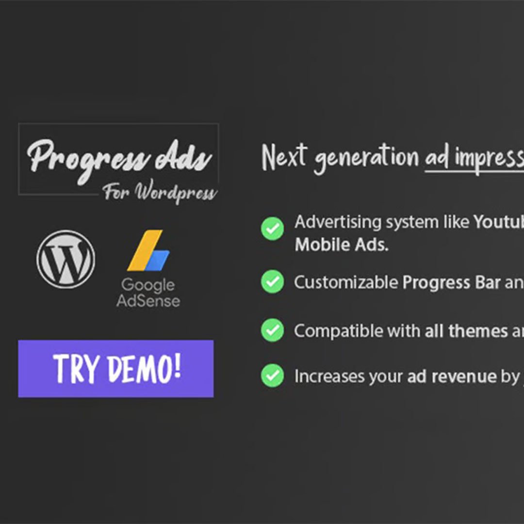 Progress Ads - WordPress Adsense & Banner Plugin