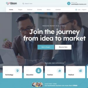 Qizon - Crowdfunding & Charity WordPress Theme