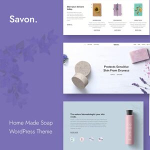 Savon - Handmade, Organic Shop WordPress Theme