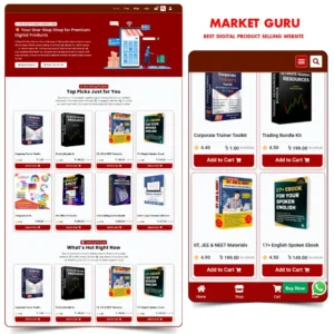 Digital Product Selling Ready WordPress Website